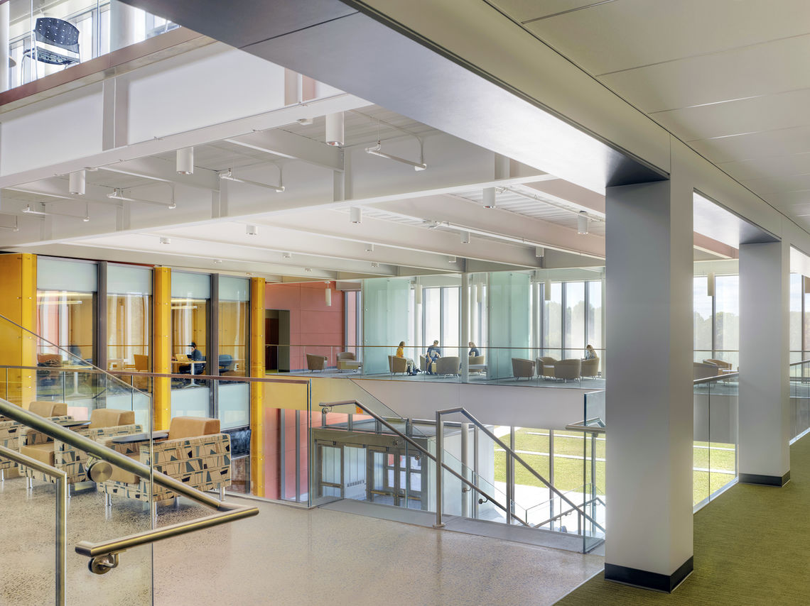 Harford Community College's building offers countless opportunities to relax, collaborate, or focus in its many nooks and niches.