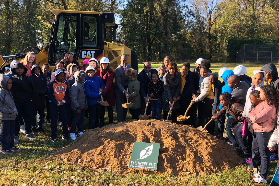Groundbreaking Ceremony of Baltimore City's Cahill Fitness & Wellness Center