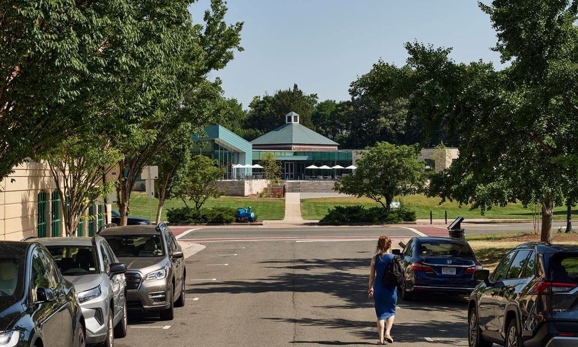 View of Reimagined Manassas Museum from Battle Street
